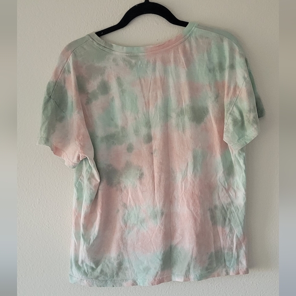 Rebellious One Pastel Butterfly Floral Tee - Picture 7 of 9